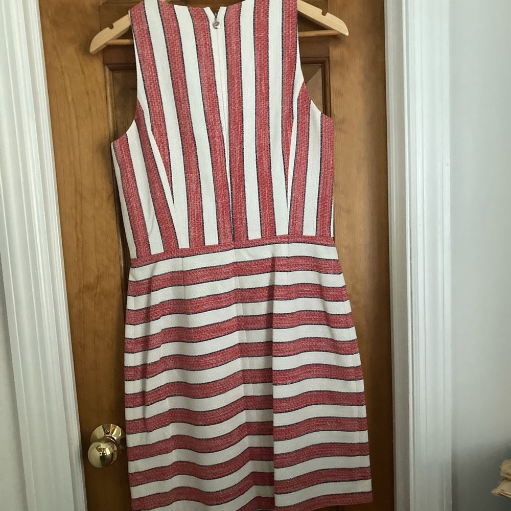 Brooks Brothers Red and White Striped Mini Dress - Picture 3 of 3